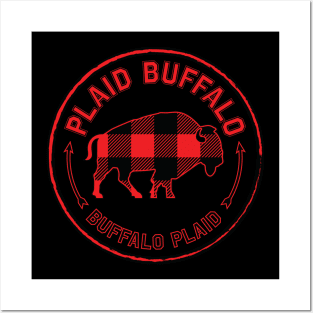 Plaid Buffalo Posters and Art